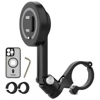 Fahrradlenker-Handyhalterung Telesin P3-MPH-01 für iPhone 15 Pro, Klemmhalterung für Standardlenker