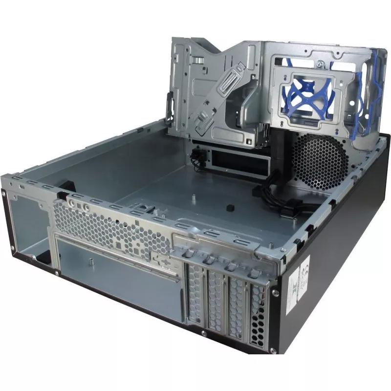 Inter-Tech IT-503 - SFF - Mini-ATX - kein Netzteil (TFX12V) - mattschwarz - USB/Audio (88881270)