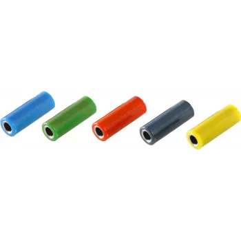 Kabelverbinder Banane ShiverPeaks BS56230-SET Schwarz Blau Grün Rot Gelb