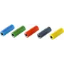 Kabelverbinder Banane ShiverPeaks BS56230-SET Schwarz Blau Grün Rot Gelb