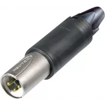 Neutrik XLR-Steckverbinder Stecker, gerade, Buchse, gerade Polzahl: 3 Silber NC3FM-C 1 Stück (NC3FM-C)