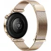 Smartwatch HUAWEI WATCH GT5 41 mm – 1,32 Zoll AMOLED, 466×466, 323 mAh, Edelstahlgehäuse, goldfarbenes Armband