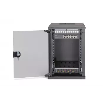 Wandmontierter Schrank Digitus DN-49103-SET 9U 315 x 300 mm Schwarz