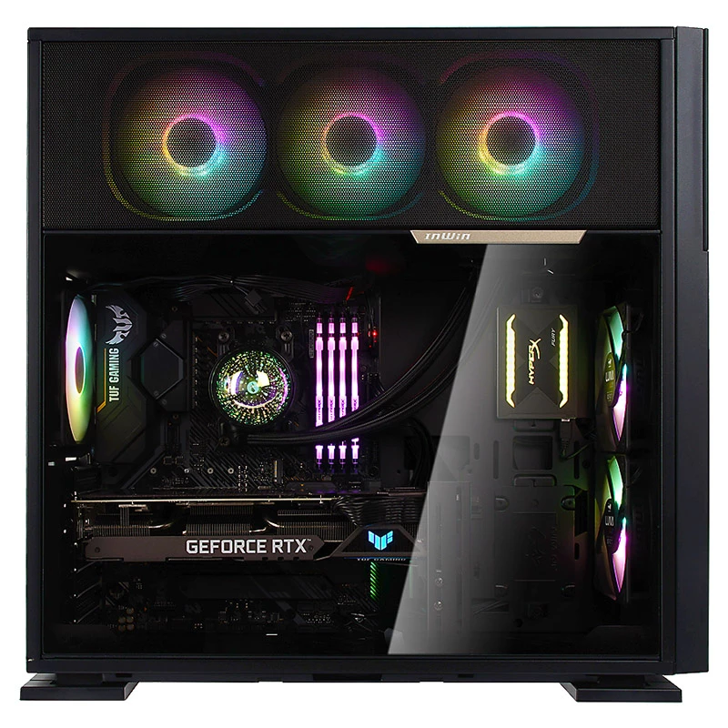Computergehäuse In Win IW-CS-515BLK-1AL120 Midi-Tower Schwarz