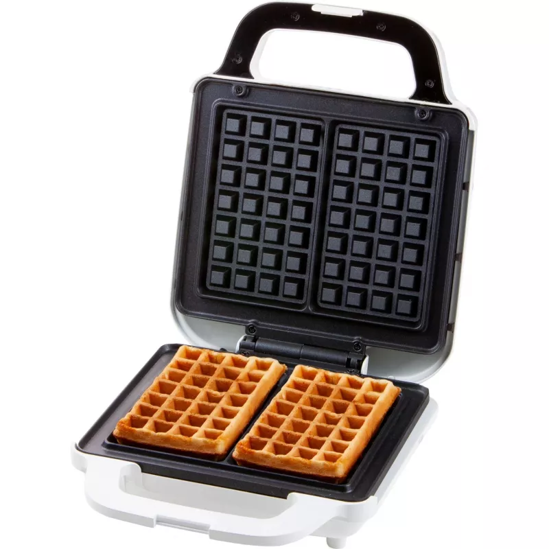 Waffeleisen Domo DO9222W 2 Waffeln 900 W Schwarz Weiß