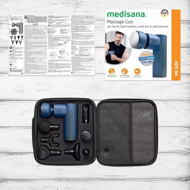 Medisana MG 600 Massagegerät Universal Schwarz, Blau