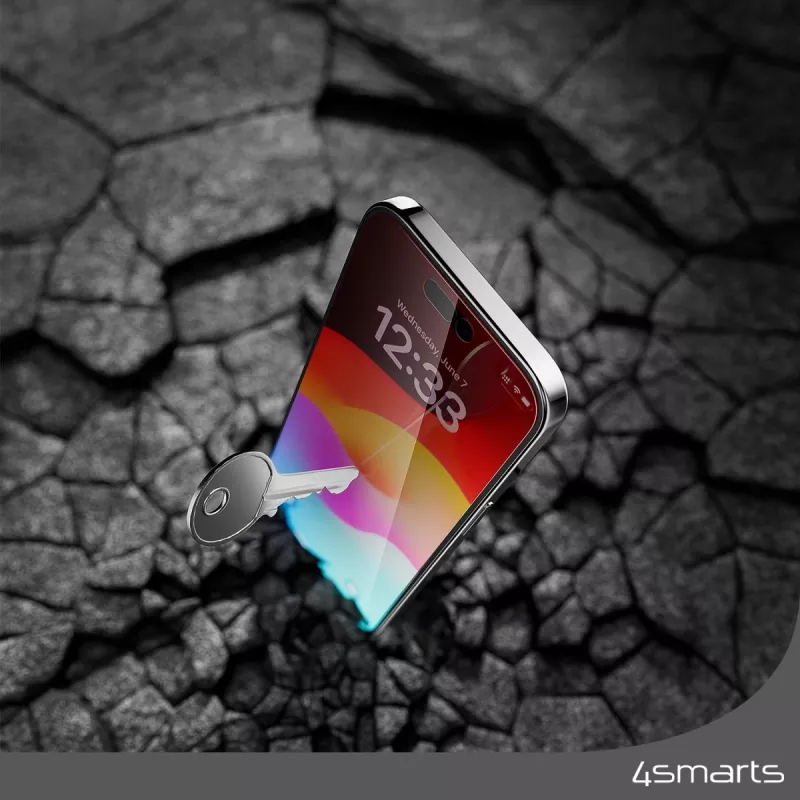 Bildschirmschutzfolie 4smarts 540599 für iPhone 15 Plus Kratzfest