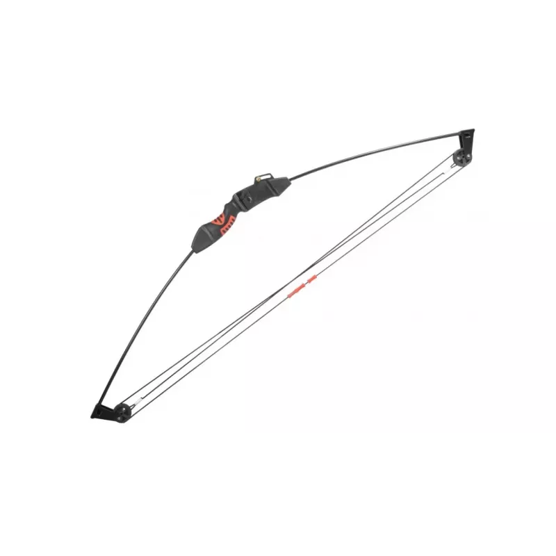 Compoundbogen POE LANG EK Chameleon Schwarz 10–15 lb Zug, Aluminium, 930 mm, 22 Zoll Sehne, beinhaltet 2 Pfeile und Zubehör