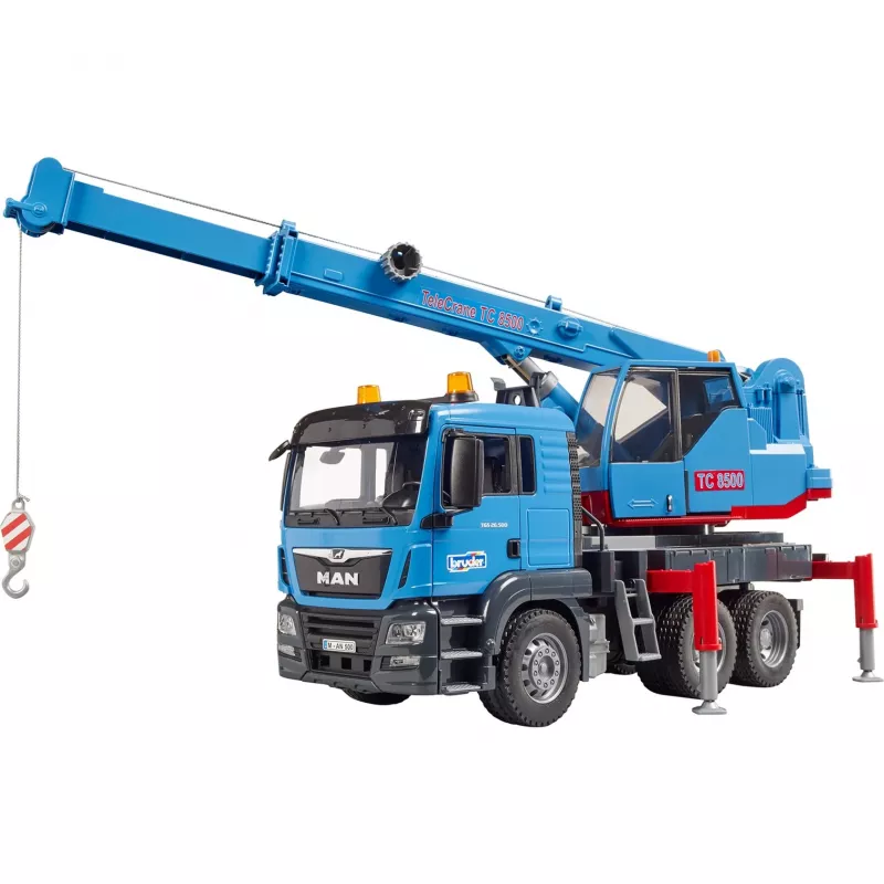 BRUDER MAN TGS Kran-LKW Blau ABS 03771