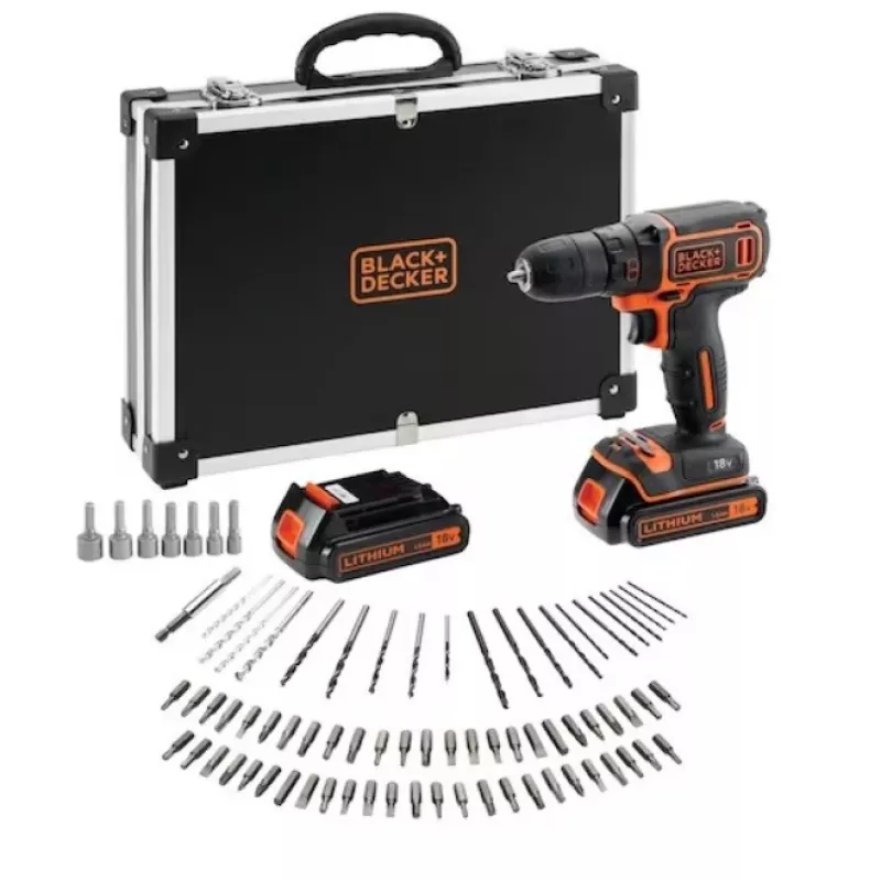 Schwarz+DECKER 18V Bohrschrauber BDCDC18BAFC-QW