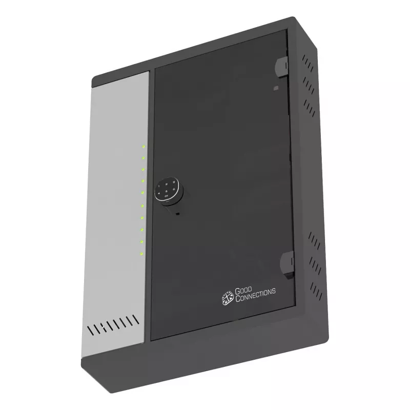 Good Connections Wand-Ladeschrank für 11 Geräte, USB-C, 30W Port