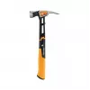 Fiskars 1020214 Hammer Klauenhammer Schwarz, Metallic, Orange