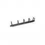 LogiLink Kabeldurchführungsplatte für Schaltschrank - RAL 9005 - 1U - 48,3 cm (19 Zoll)