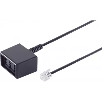 Adapter ShiverPeaks 71283-8 Western (RJ11) auf TAE-Stecker, max. Konnektivität 8/4