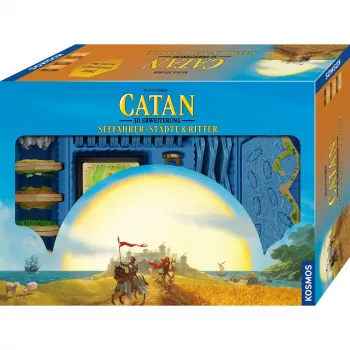 Brettspiel Kosmos KOO Catan 3D – Seefahrer + Städte & Ritter Erweiterungsset