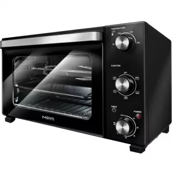 Elektrischer Tischbackofen MPM MPE-17/T – 48 L, 1800 W, Umluft, Thermostat, Drehspieß