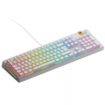 Glorious PC Gaming Race GMMK 3 HE 100% Pre-built Gaming Keyboard weiss LEDs RGB Glorious Fox HE USB