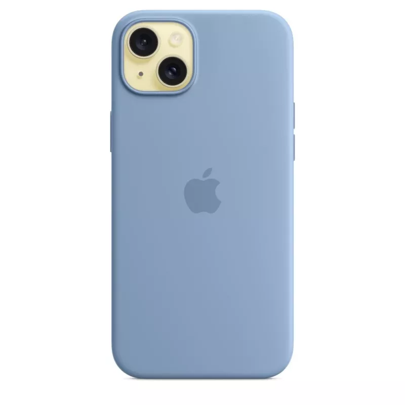 Apple iPhone 15 Plus Silikonhülle mit MagSafe - Winterblau