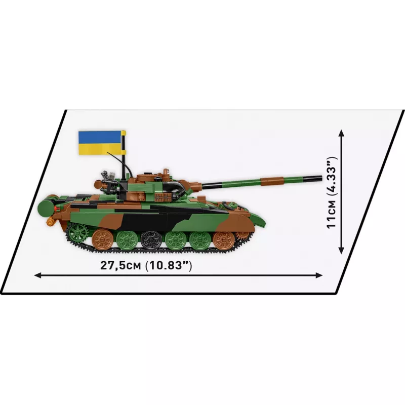 Bausatz COBI T-72M1R PL/UA Streitkräfte 724 Teile