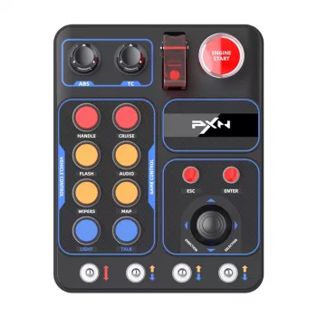 Steuerbox Tastenpanel PXN PXN-CB1 für Simracing — externes Schalterpanel mit mehreren Tasten
