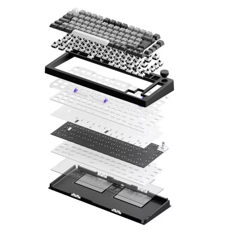 Mechanisches Barebone-Kit für Tastaturen AKKO Monsgeek M1 V5 ISO Dark Night, ISO-Layout, Barebone