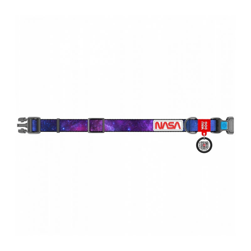 Hundehalsband Waudog NASA21 Nylon Größe M, 20 mm Breite