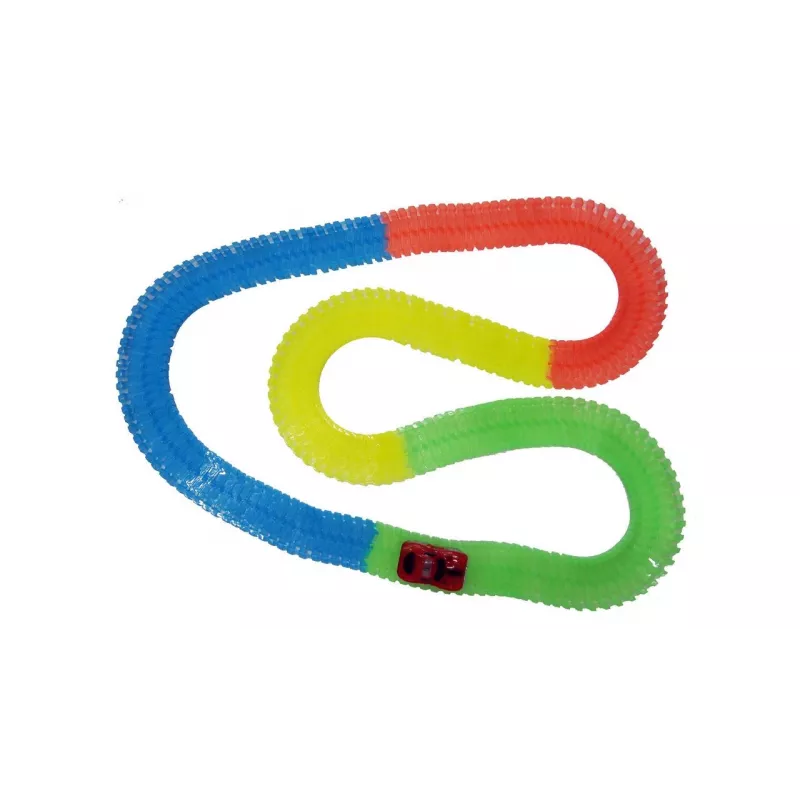 Spielzeugfahrzeug- und Schienen-Set Amewi 100614 mit AA-Batteriebetrieb (2 × AA), mehrfarbig rot