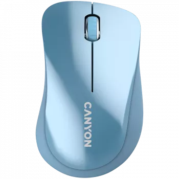 CANYON MW-11, 2,4 GHz kabellose Maus, mit 3 Tasten, DPI 1200, Batterie: AAA*2 Stück, Blau, 67*109*38 mm, 0,063 kg