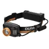 Stirnlampe Duracell DH1500R — schwarz/orange, wiederaufladbare freihändige Beleuchtung