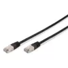 Netzwerkkabel Digitus CAT 5e SF/UTP Patchkabel Schwarz 3m