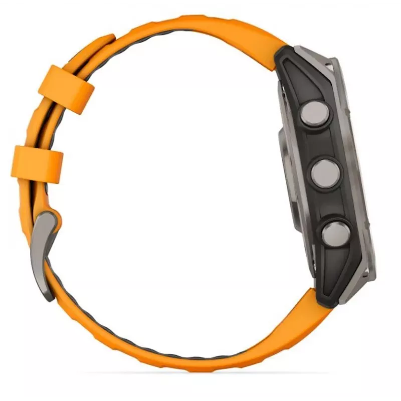 Garmin fenix 8 3,56 cm (1,4) AMOLED 47 mm Digital 454 x 454 Pixel Touchscreen Graphit Wi-Fi GPS (Satellit)