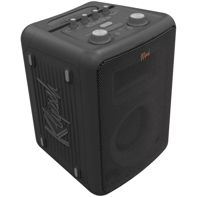 Party-Lautsprecher KLIPSCH Vegas — kabelgebunden & kabellos, Tieftöner 13,3 cm, 49–20000 Hz, 95 dB, batteriebetrieben, schwarz