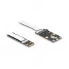 DeLOCK Konverter M.2 Key B+M Stecker auf Mini PCIe Slot flexibles Kabel