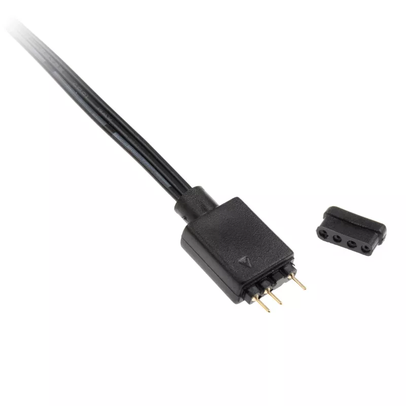 Kabeladapter Kolink 4‑Pin-Lüfter auf 3‑Pin 5V ARGB, 0,4 m