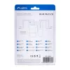 PoE-Tester LANBERG NT-0402 — PoE-Netzwerkkabeltester mit RJ-45/RJ-11-Unterstützung, LED-Anzeigen, Betriebs-LED, Ein-/Ausschalter