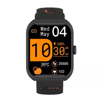 Smartwatch Colmi P86 Schwarz mit Herzfrequenzmesser, wasserdicht