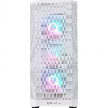 FARA 514X, Tower-Gehäuse Weiß, gehärtetes Glas