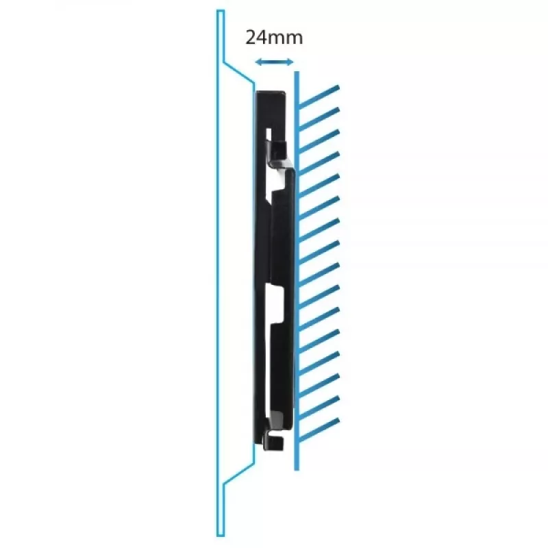 TV-Wandhalterung Esperanza PERSES für 35,6–127 cm (14 Zoll–50 Zoll) Bildschirme, VESA 75x75–200x200, max. 25 kg, schwarz