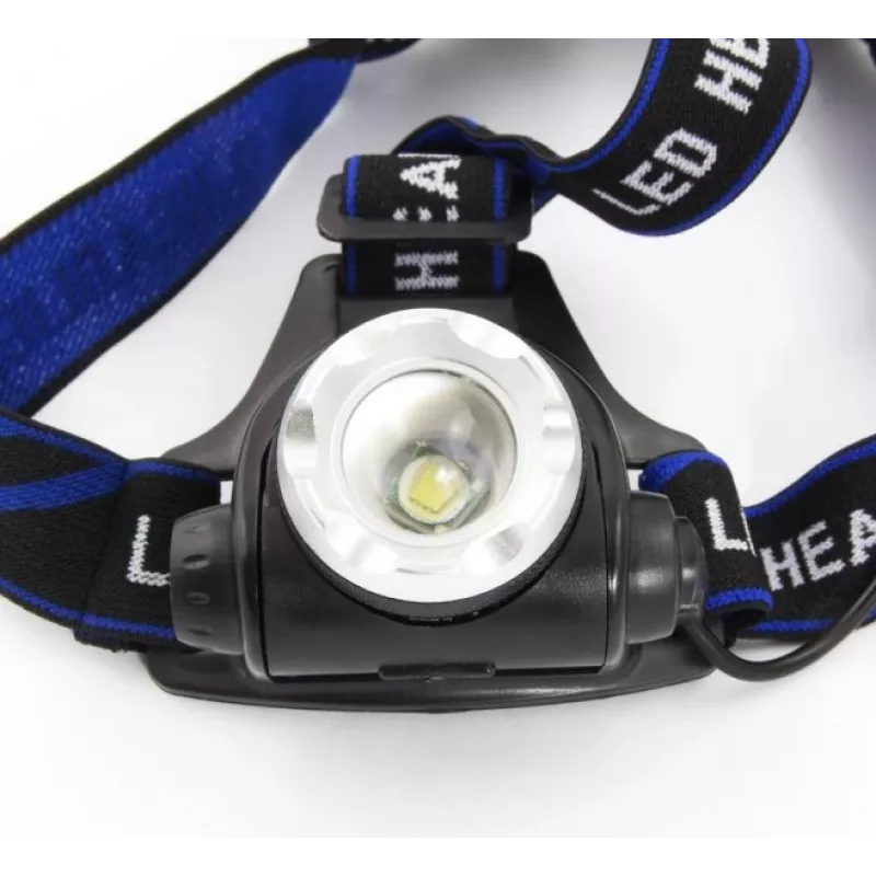 Stirnlampe ESPERANZA EOT005 — LED Cree T6, 3W, 600 lm, AA x2, Aluminiumgehäuse, wasserdicht, stoßfest, verstellbares Stirnband