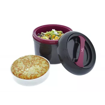 Lunchbox JATA 942 2 L Schwarz Lila