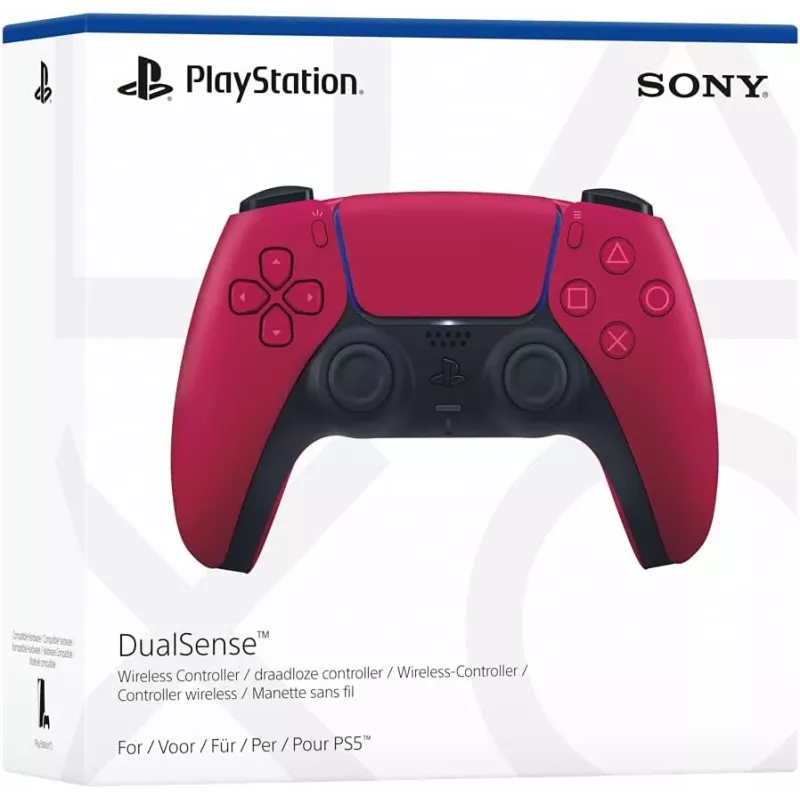 Gamepad Sony DualSense v3 Rot — Bluetooth/USB, USB-C, integrierter Akku, PS5, 160×106×66 mm