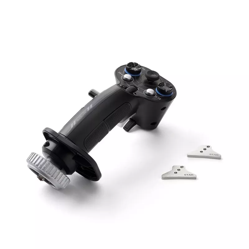 Flightstick-Add-On-Griff Thrustmaster Sol-R 3 AVA, Schwarz, USB Type-C, analog/digital, PC, 75×115×200 mm