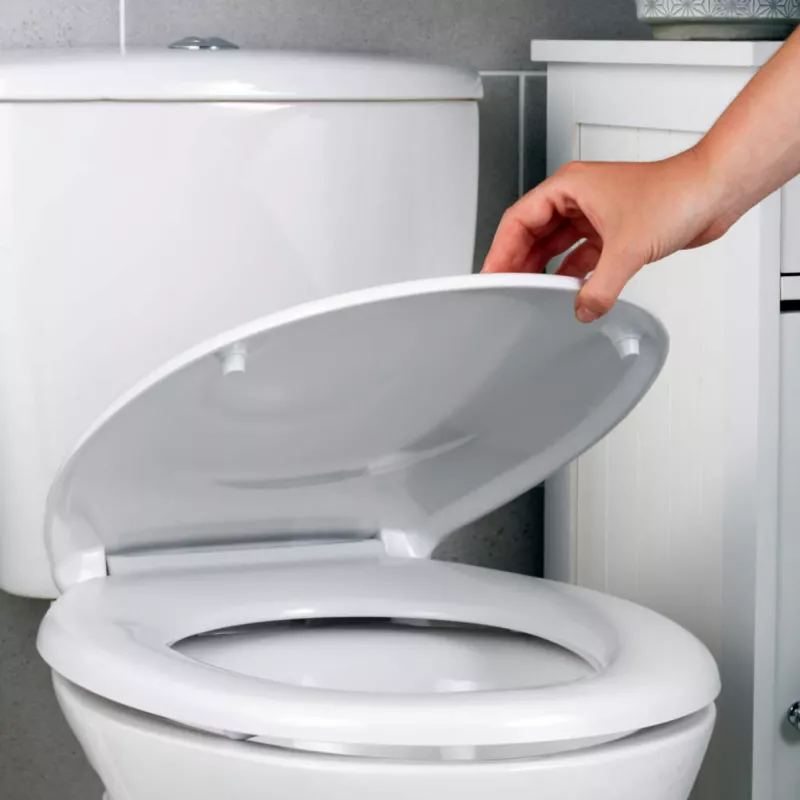 Toilettensitz Beldray LA030252UFFEU7 — antibakteriell, pflegeleichtes Design