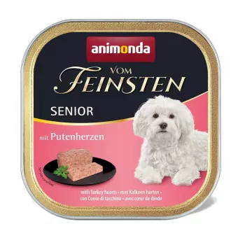 Nassfutter für Hunde animonda ANIMONDA Vom Feinsten Moist Food Senior Truthahn 150 g, gluten- und sojafrei