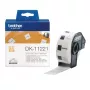 Brother DK-11221 (DK11221) Etiketten, quadratisch, schwarz auf weiß, 23 mm, 1000 Etiketten pro Rolle