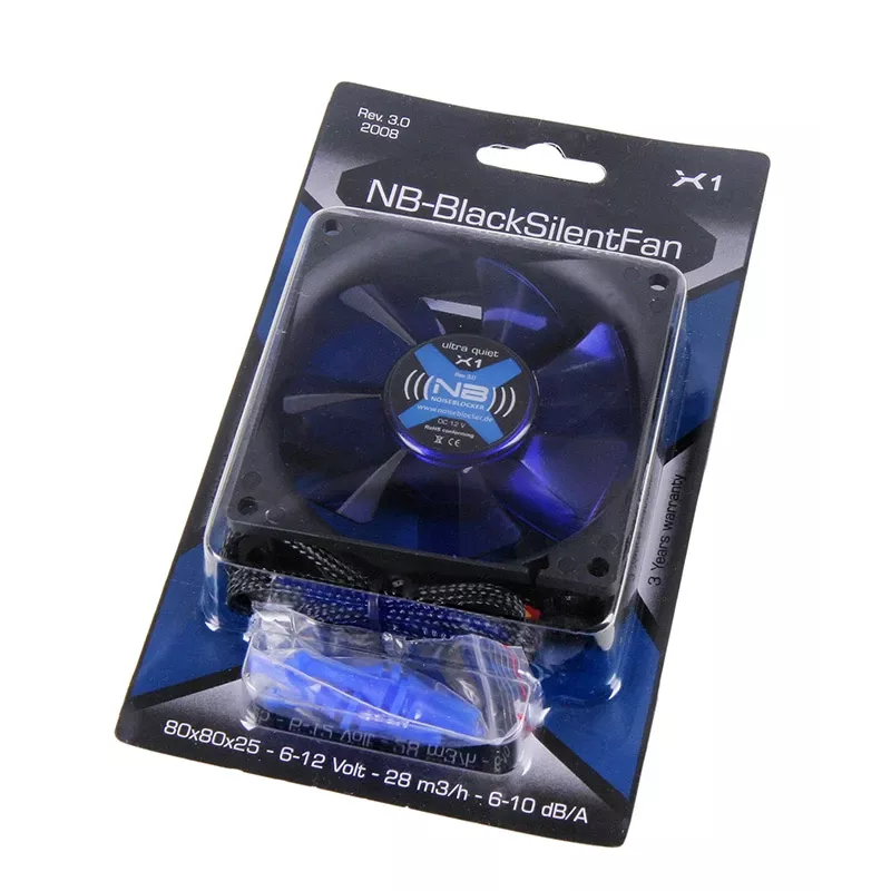 Fan Noiseblocker SchwarzSilentFan X1
