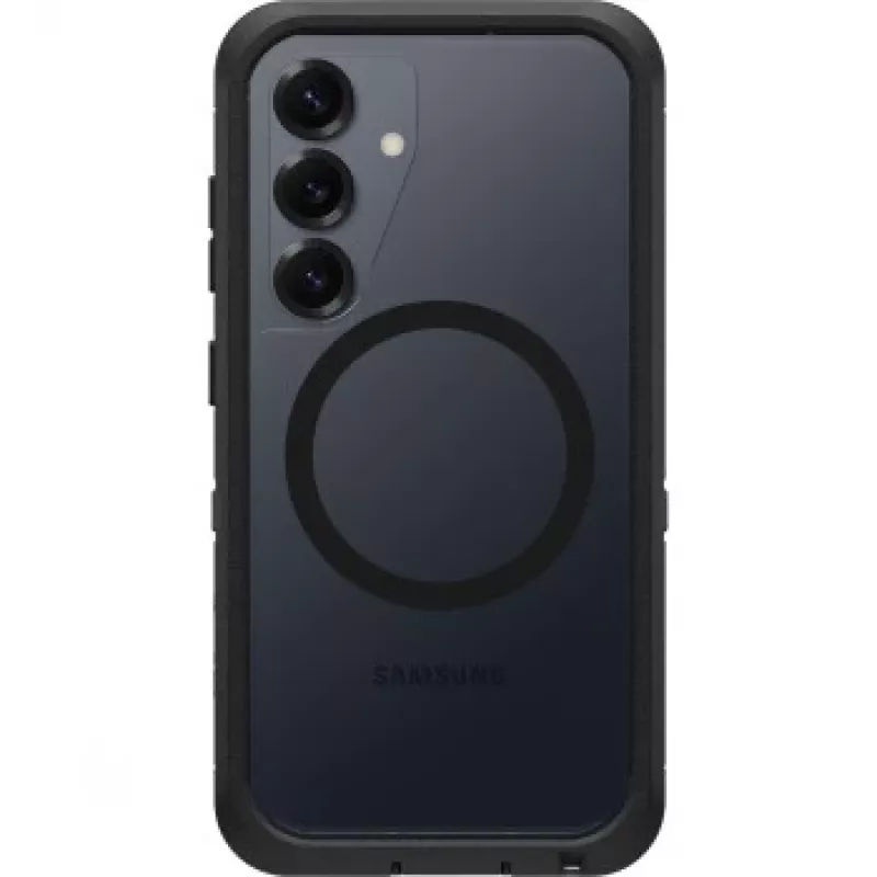 OtterBox Defender XT Clear Magnets Hülle, Samsung Galaxy S25, Clear/Black