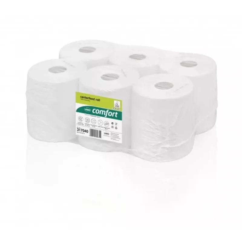 WEPA Centerfeed-Rollen für Spendensystem RPMB1300, 1-lagig, 300 m, Recycling-Tissue, (6 Stk.