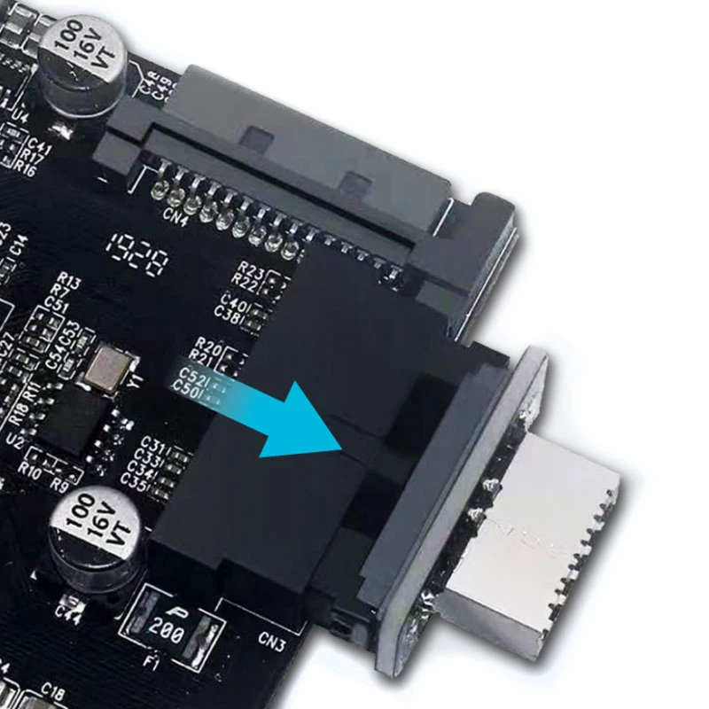 USB-3.0-Adapter GrauGear GG 18025 – Type-A-Buchse, 180°-Ausrichtung