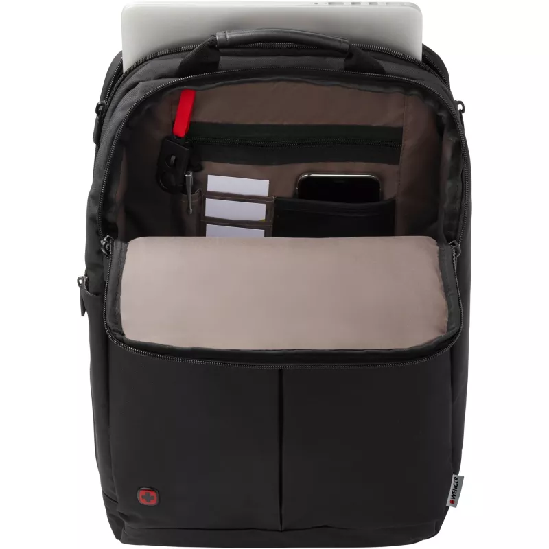 WENGER Reload Notebook-Rucksack für 30,5 bis 35,8 cm 12 bis 14,1 Zoll Tablet, Laptop schwarz